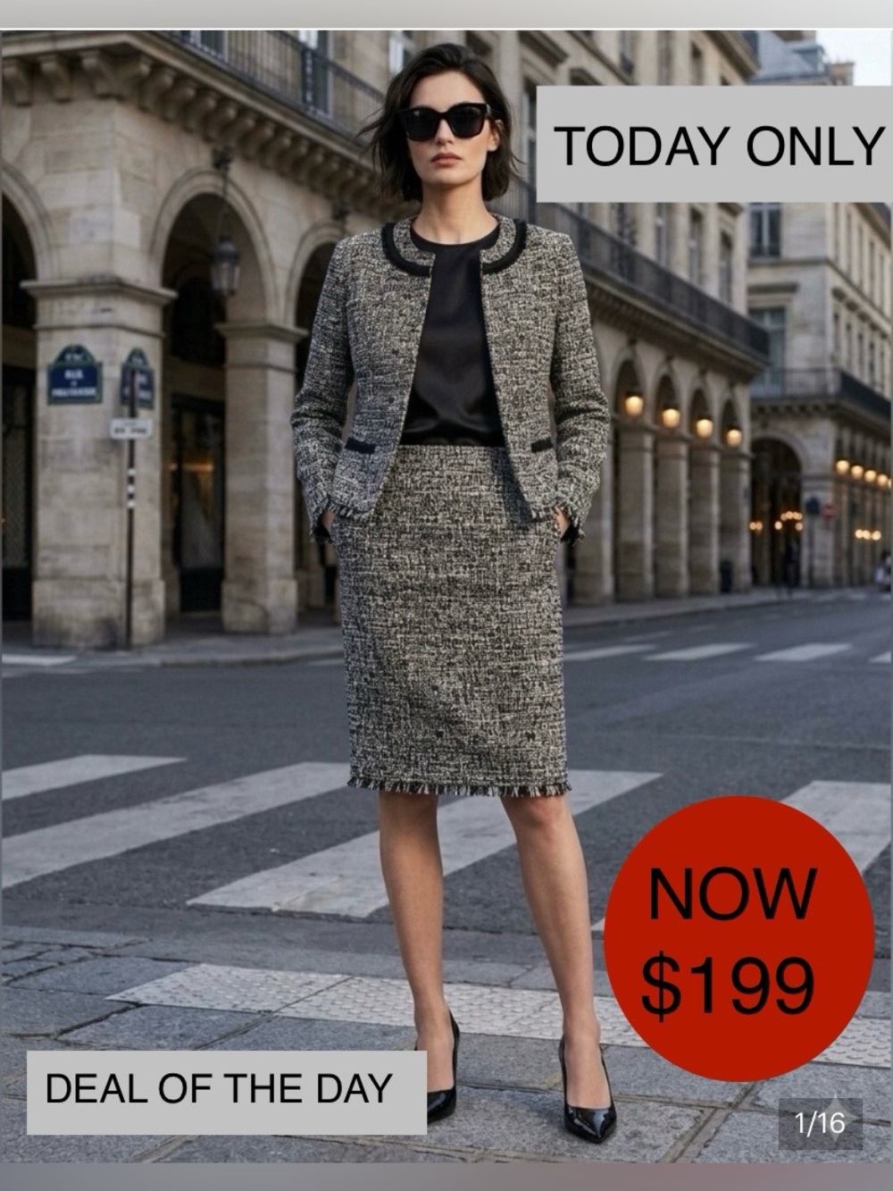 ⚡ JUNE FLASH PROMO - DEAL OF THE MONTH 🚨KARL LAGERFELD TWEED JACKET